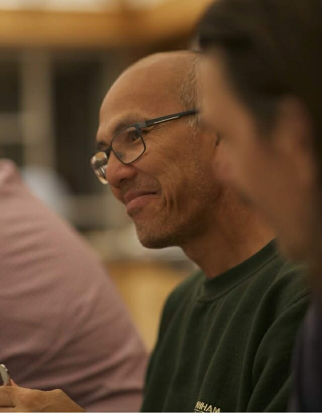 People Talking Over Lunch