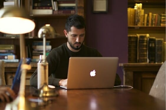 Man Private Study Library