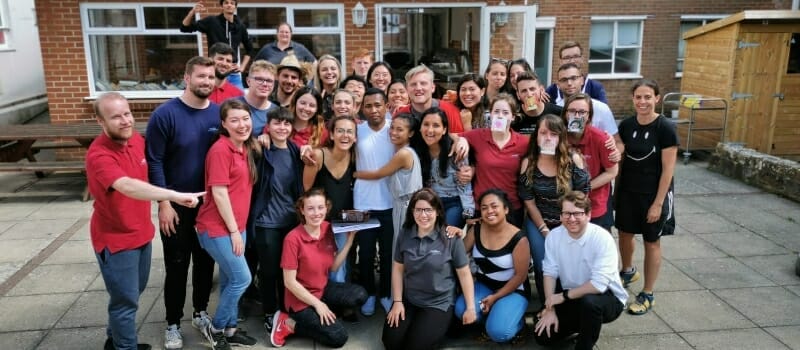 Group Of Volunteers At Ashburnham